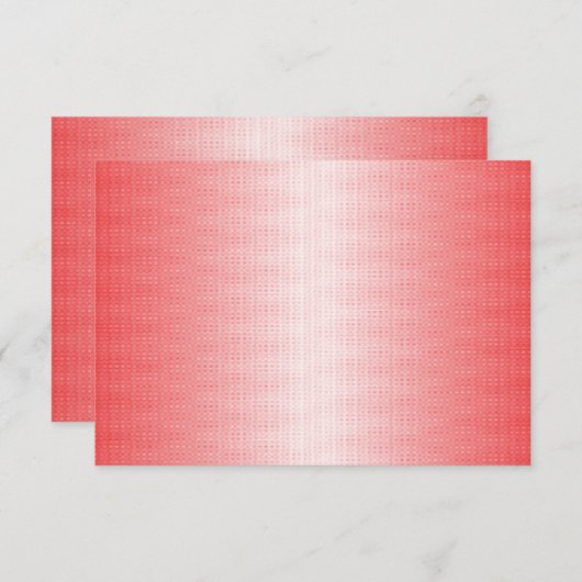 Rode, oranje en roze penseelstreken mengen zich sa informatiekaartje (Voorkant / Achterkant)