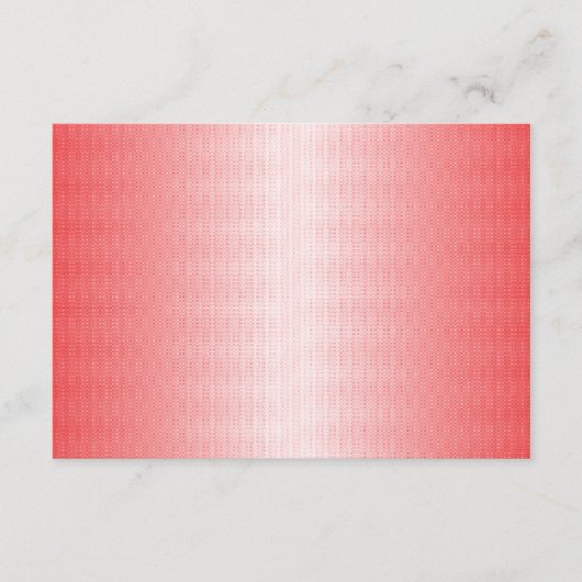 Rode, oranje en roze penseelstreken mengen zich sa informatiekaartje (Voorkant)