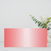 Rode, oranje en roze penseelstreken mengen zich sa menu (Staand voorkant)