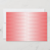 Rode, oranje en roze penseelstreken mengen zich sa save the date (Voorkant)