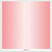 Rode, oranje en roze penseelstreken mengen zich sa sticker (Vel)