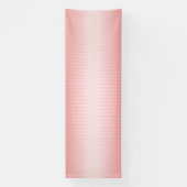 Rode, oranje en roze penseelstreken vermengen zich spandoek (Verticaal)