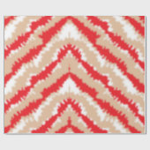 Rode, oranje en roze textuurpatronen en motieven cadeaupapier (Vlak)