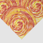 Rode Oranje gele ontkoppeling van Mandala Tissuepapier (Detail)