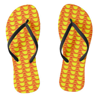 Rode Oranje Gele Slippers voor Vrouwen Teenslippers