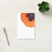 Rode oranje klaproos gepersonaliseerd  post-it® notes (Kantoor)