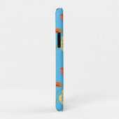 Rode oranje klaproos klaprozen bloemig Blauw Meisj Case-Mate iPhone Case (Achterkant/rechts)