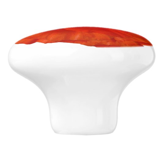 Rode Oranje maffia Keramische Knop (Zijkant)