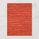 Rode Oranje muur Briefkaart (Voorkant)