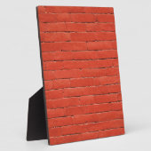 Rode Oranje muur Fotoplaat (Zijkant)