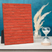 Rode Oranje muur Fotoplaat (Zijkant)