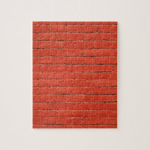 Rode Oranje muur Legpuzzel