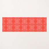 Rode Oranje naadloze patroonkleuren Yogamat (Voorkant (horizontaal))