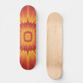 Rode Oranje Ontploffing! Aangepaste Skateboard (Voorkant)