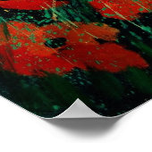 rode oranje papaver 67 poster (Hoek)