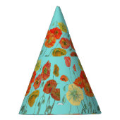 Rode Oranje papavermakerij Feesthoedjes (Rechts)