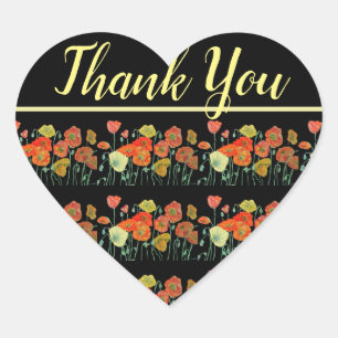 Rode Oranje papegaaien met maffia's Hart Sticker