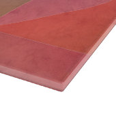 Rode Oranje roze Waterverf driehoeken Geometrische Snijplank (Hoek)