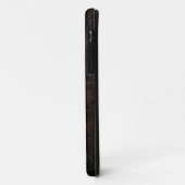 Rode Oranje vlinders op de zaak Brown Damask iphon Case-Mate iPhone Case (Achterkant/links)