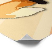 Rode Oranje vos Poster (Hoek)