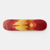 Rode orchidee-skateboard skateboard (Horizontaal)