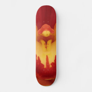 Rode orchidee-skateboard skateboard
