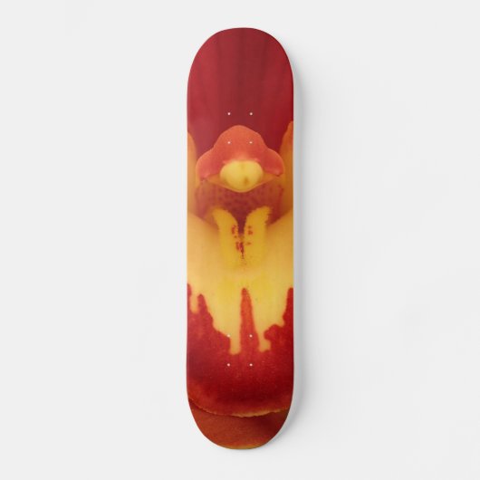 Rode orchidee-skateboard skateboard (Voorkant)