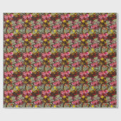 Rode orchideeën. cadeaupapier (Vlak)