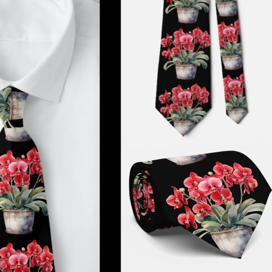 Rode Orchideeën Das