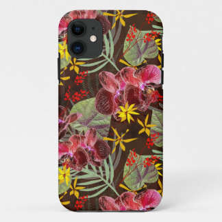 Rode orchideeën, luiers Case-Mate iPhone case