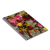 Rode orchideeën. notitieboek (Rechterzijde)