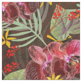 Rode orchideeën. stof (Close Up)