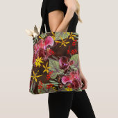 Rode orchideeën. tote bag (Dichtbij)