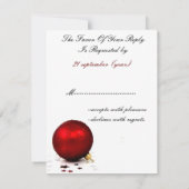 rode ornament winterbruiloft rsvp (Achterkant)