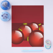 Rode Ornamenten Flyer (Enkel)