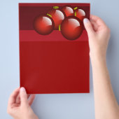 Rode Ornamenten Flyer (Hand)