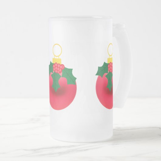 Rode Ornamenten Mok (Voorkant rechts)