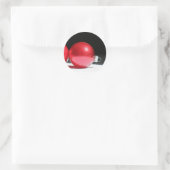 Rode Ornamenten stickers (Tas)