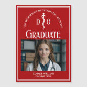 Rode Osteopathische Medische School Afstuderen Mag (Voorkant)