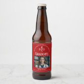 Rode Osteopathische Medische School Graduation Par Bier Etiket (Voorkant)