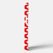 Rode ovale stralen Case-Mate iPhone case (Achterkant / Rechts)