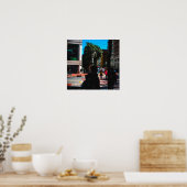 Rode oversteek poster (Keuken)