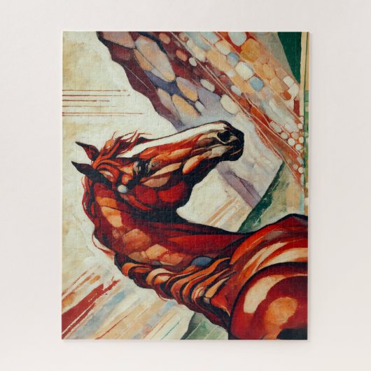 Rode Paard 500 Stuk Puzzel (Verticaal)