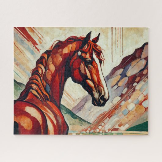 Rode Paard 500 Stuk Puzzel (Horizontaal)