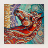 Rode Paard 600 Stuk Puzzel (Horizontaal)