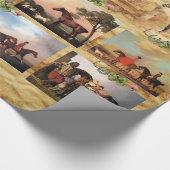 RODE PAARD CADEAUPAPIER (Hoek)
