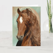 Rode Paard - Wenskaart Kaart (Voorkant)