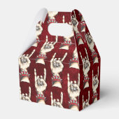 Rode paarden omhoog bedankdoosjes (Achterkant)