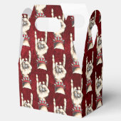 Rode paarden omhoog bedankdoosjes (Geopend)