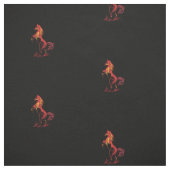 Rode paarden stof (Swatch)